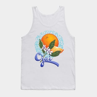 Ojai Oranges-Vignette Tank Top